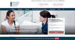 Desktop Screenshot of nmc.org.uk